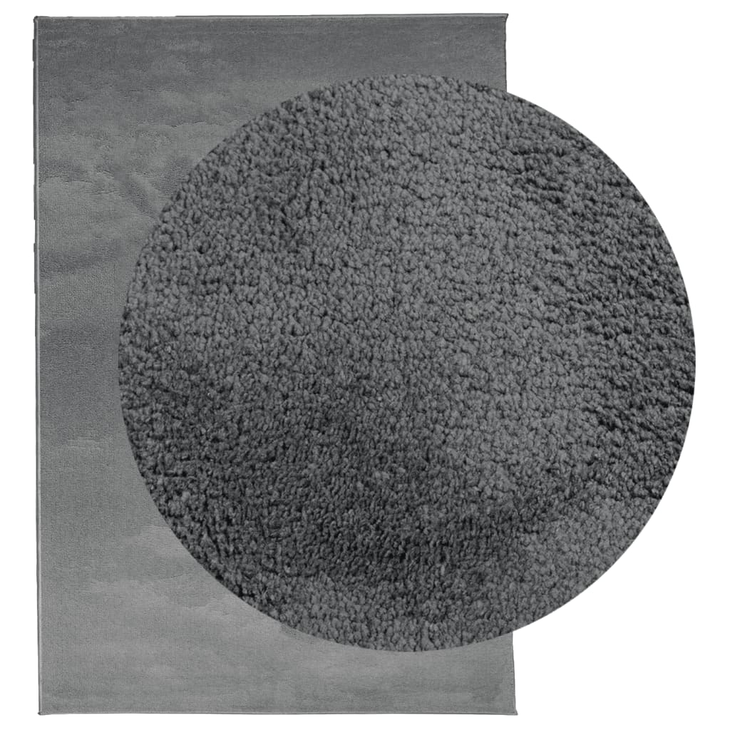 Tappeto OVIEDO a Pelo Corto Antracite 160x230 cm