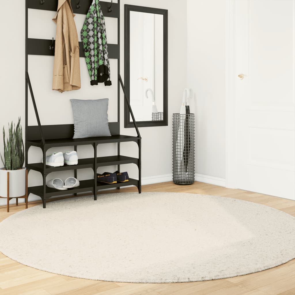 Tappeto OVIEDO a Pelo Corto Beige Ã˜ 200 cm