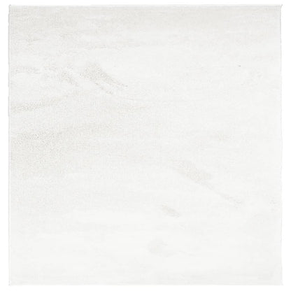 Tappeto OVIEDO a Pelo Corto Crema 120x120 cm