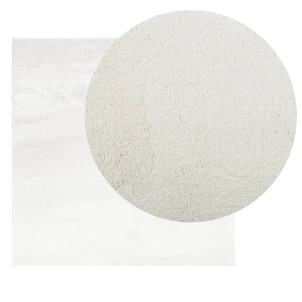 Tappeto OVIEDO a Pelo Corto Crema 240x240 cm