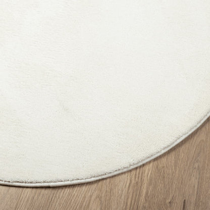 Tappeto OVIEDO a Pelo Corto Crema Ã˜ 120 cm
