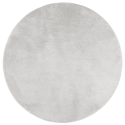 Tappeto OVIEDO a Pelo Corto Grigio Ø 80 cm
