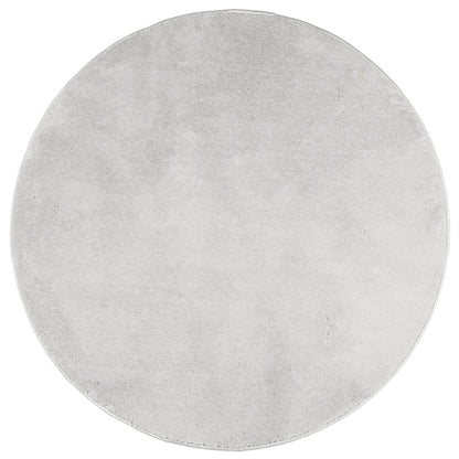 Tappeto OVIEDO a Pelo Corto Grigio Ø 160 cm