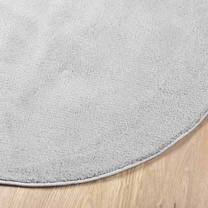 Tappeto OVIEDO a Pelo Corto Grigio Ø 160 cm