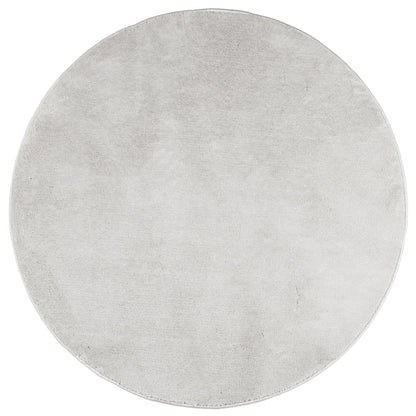 Tappeto OVIEDO a Pelo Corto Grigio Ø 200 cm