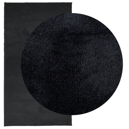 Tappeto OVIEDO a Pelo Corto Nero 60x110 cm