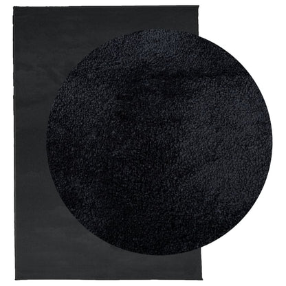 Tappeto OVIEDO a Pelo Corto Nero 120x170 cm