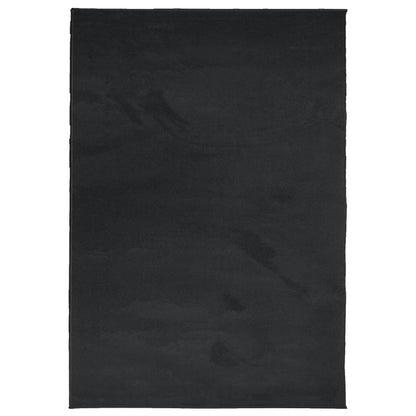 Tappeto OVIEDO a Pelo Corto Nero 140x200 cm