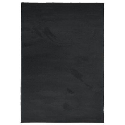 Tappeto OVIEDO a Pelo Corto Nero 160x230 cm