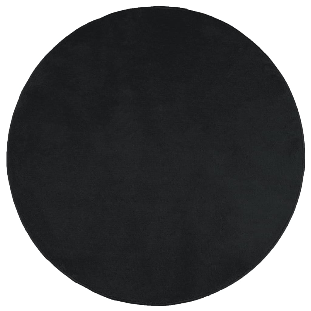 Tappeto OVIEDO a Pelo Corto Nero ÃƒËœ 160 cm