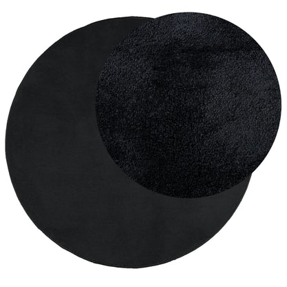 Tappeto OVIEDO a Pelo Corto Nero ÃƒËœ 160 cm