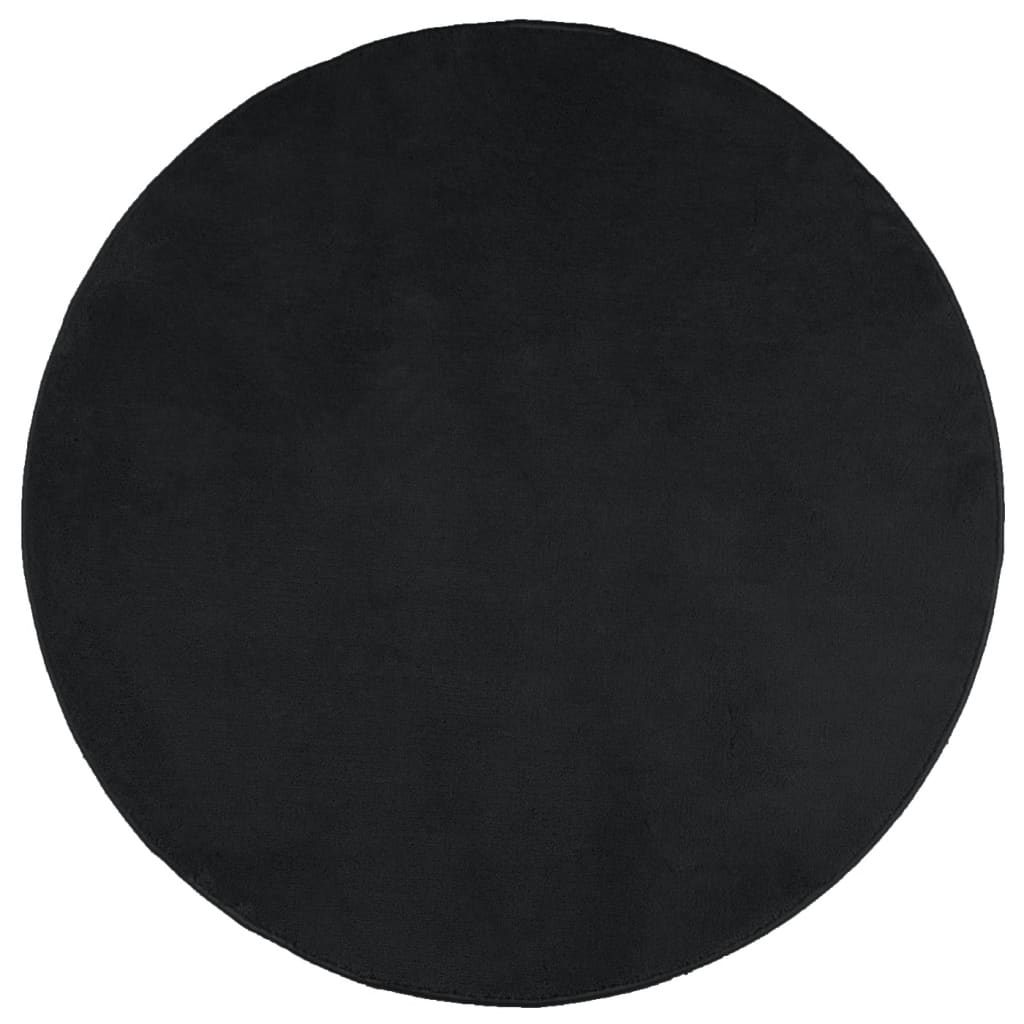 Tappeto OVIEDO a Pelo Corto Nero Ã˜ 200 cm