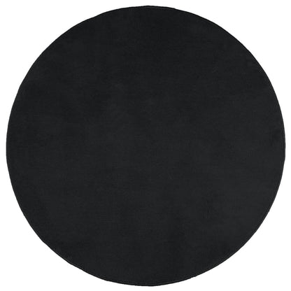 Tappeto OVIEDO a Pelo Corto Nero Ã˜ 200 cm