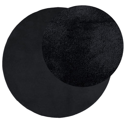 Tappeto OVIEDO a Pelo Corto Nero Ã˜ 200 cm