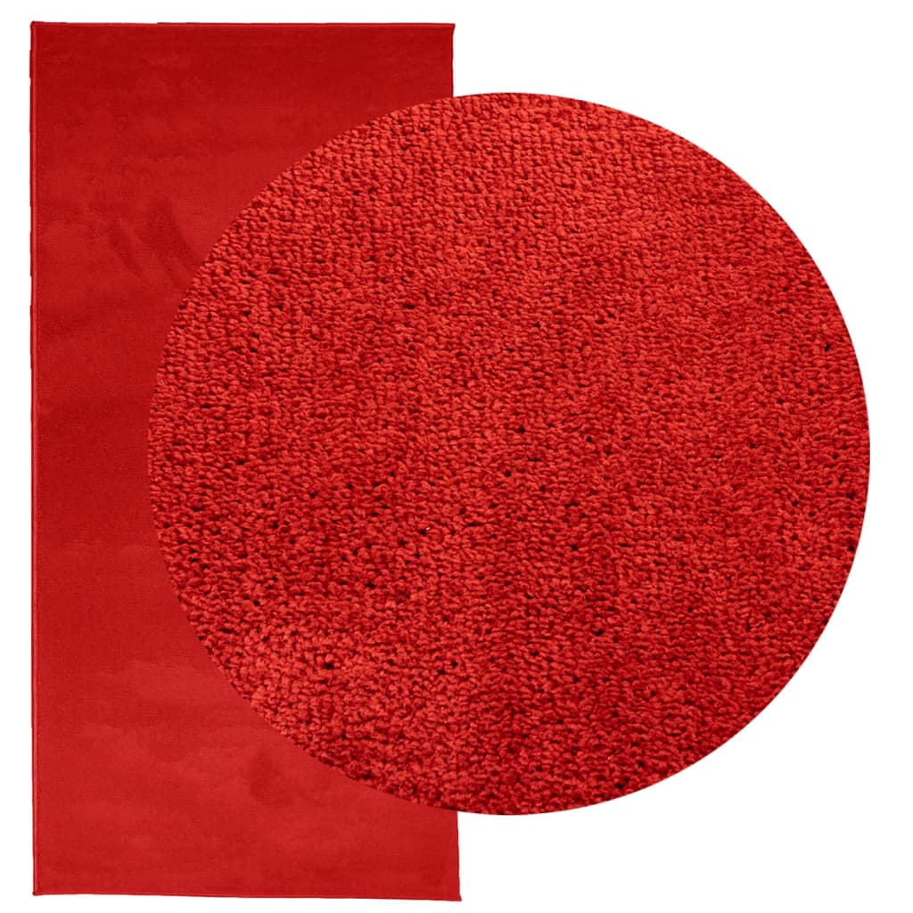 Tappeto OVIEDO a Pelo Corto Rosso 100x200 cm
