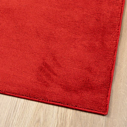 Tappeto OVIEDO a Pelo Corto Rosso 100x200 cm