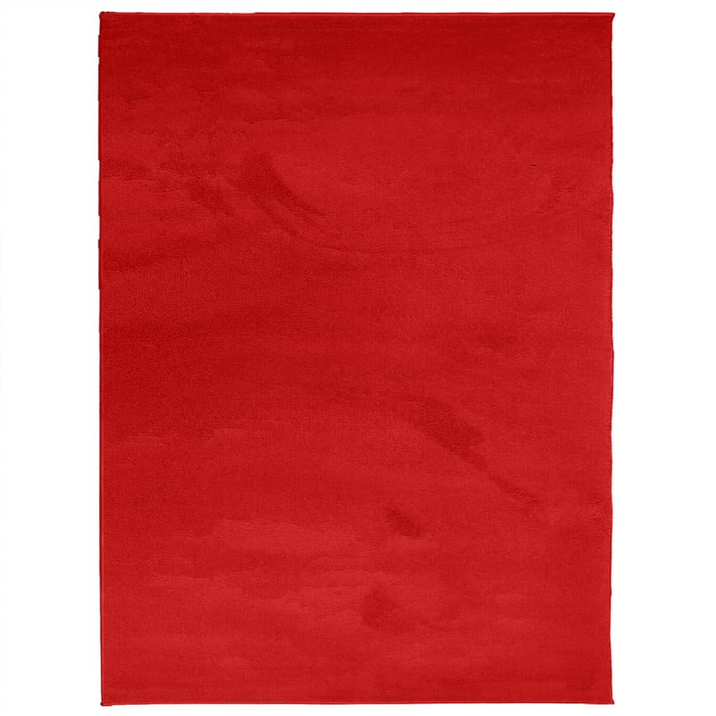 Tappeto OVIEDO a Pelo Corto Rosso 240x340 cm