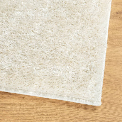 Tappeto a Pelo Lucido Lungo ISTAN Effetto Crema 100x200 cm