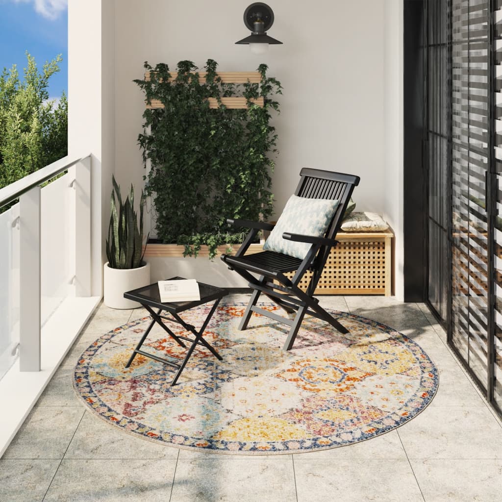 Tappeto ARBIZU Interni e Esterni Design Vintage Ã˜ 200 cm