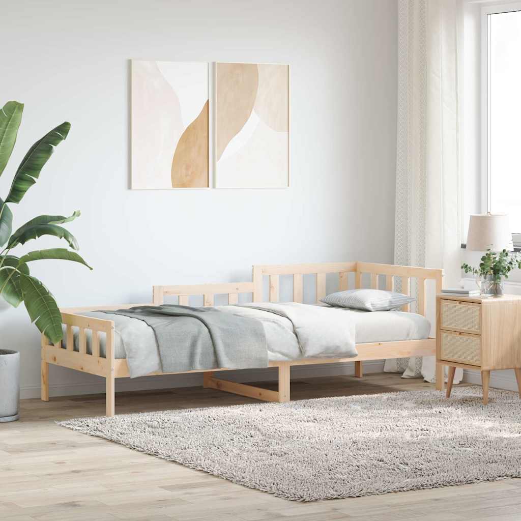 Dormeuse senza Materasso 80x200 cm in Legno Massello di Pino