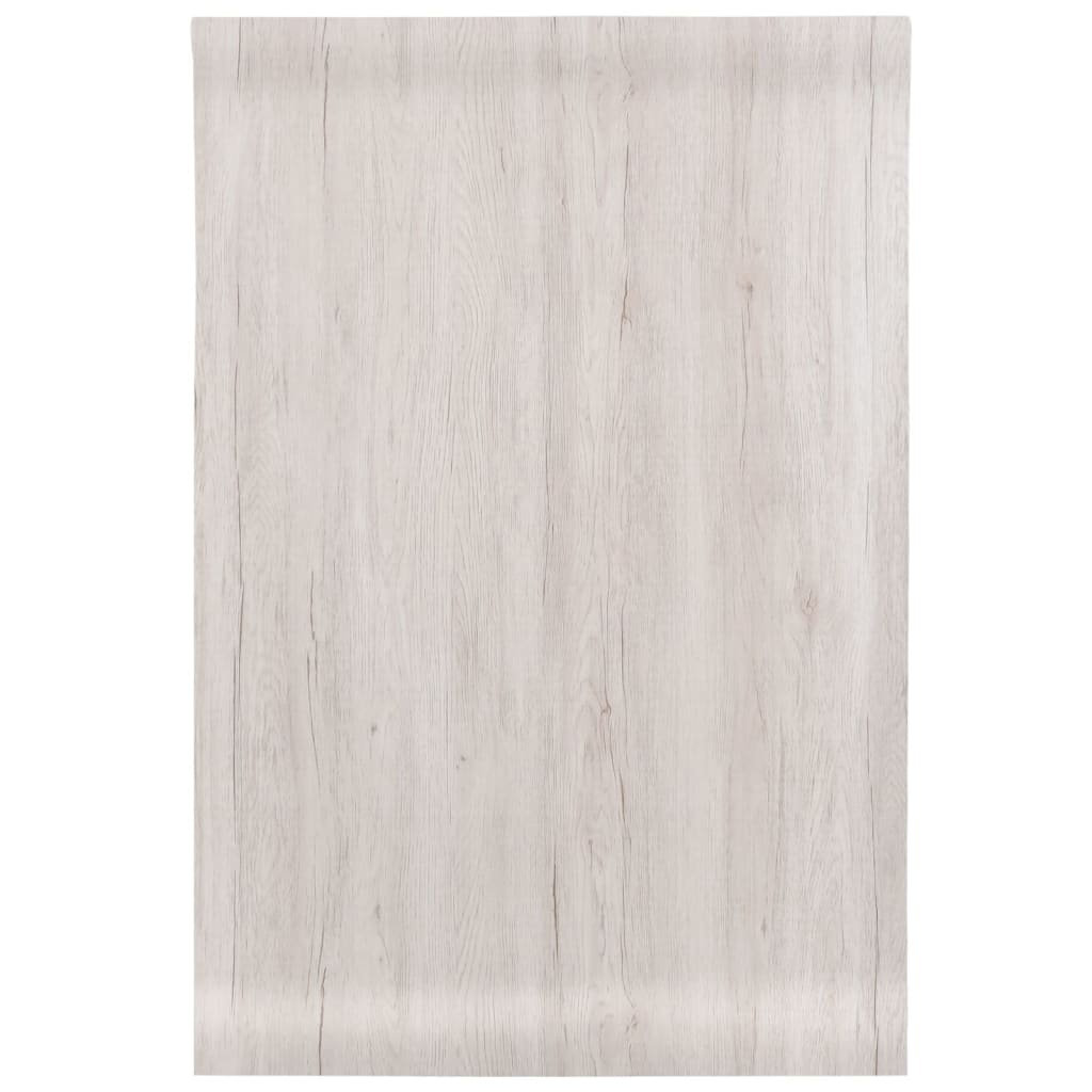 Adesivo per Mobili Autoadesivo Aspetto Legno 90x500 cm in PVC
