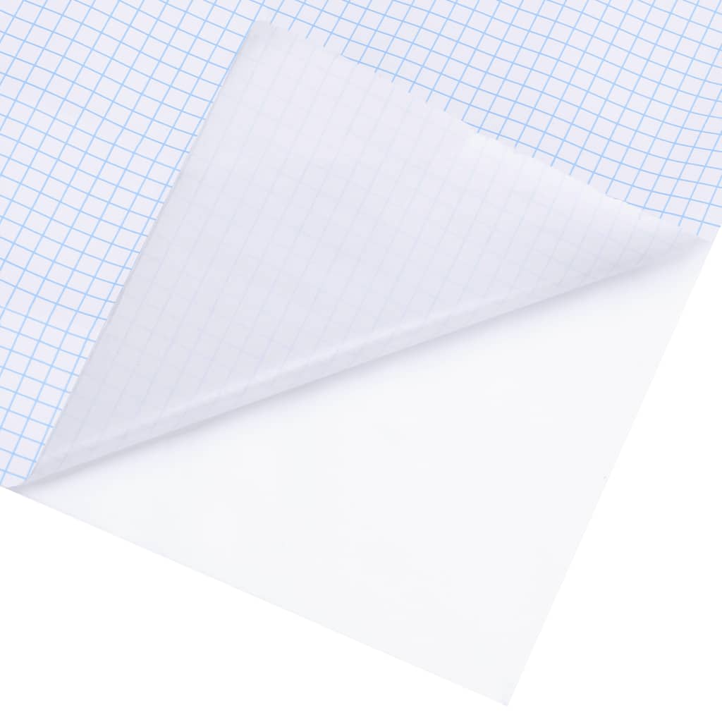 Adesivo per Mobili Autoadesivo Bianco Marmoreo 90x500 cm in PVC