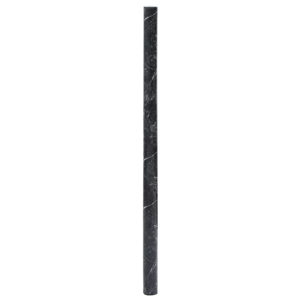 Adesivo per Mobili Autoadesivo Nero Marmoreo 90x500 cm in PVC