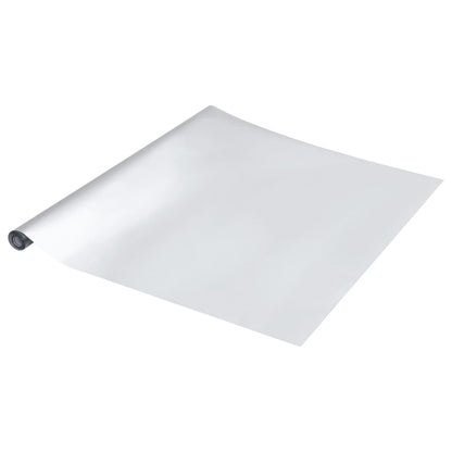 Adesivo per Mobili Autoadesivo Argento 90x500 cm in PET