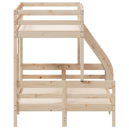Letto a Castello 80x200/120x200 cm in Legno Massello di Pino