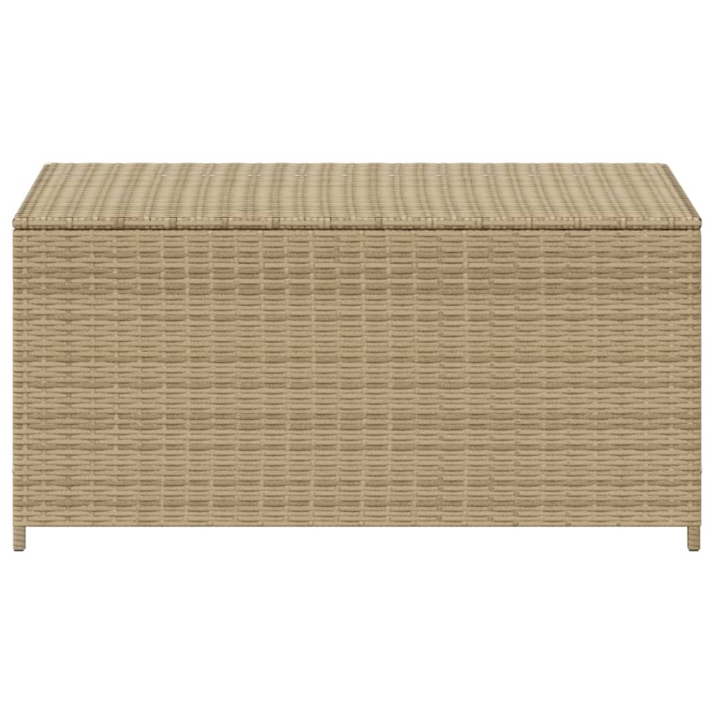 Contenitore da Giardino Beige Misto 190L in Polyrattan