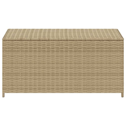Contenitore da Giardino Beige Misto 190L in Polyrattan