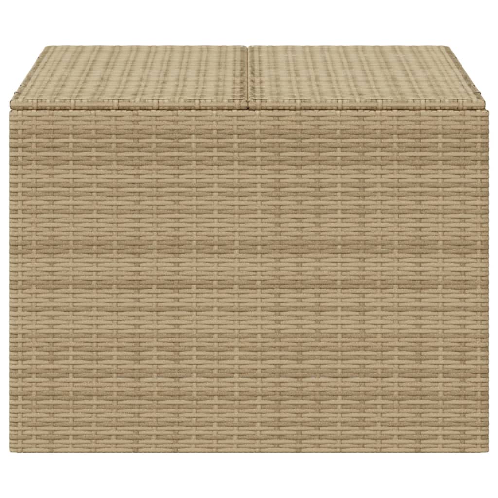Contenitore da Giardino Beige Misto 291L in Polyrattan