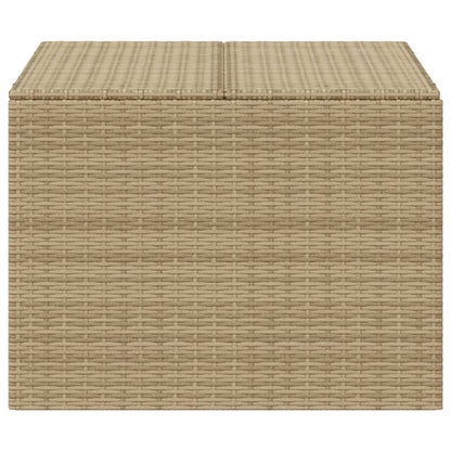 Contenitore da Giardino Beige Misto 291L in Polyrattan