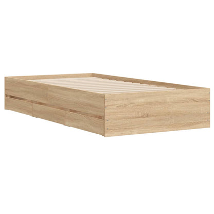 Giroletto Cassetti Rovere Sonoma 100x200 cm Legno Multistrato