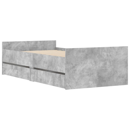 Giroletto con Cassetti Grigio Cemento 100x200 cm