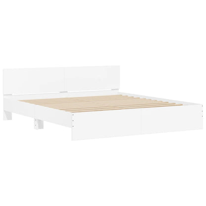 Giroletto con Testiera Bianco 180x200 cm