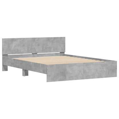 Giroletto con Testiera Grigio Cemento 150x200 cm