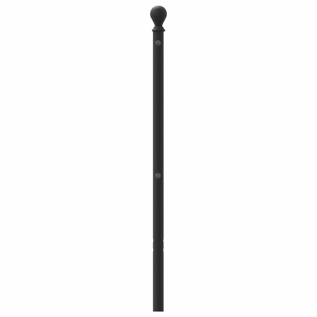 Testiera di Ricambio in Metallo Nero 100 cm