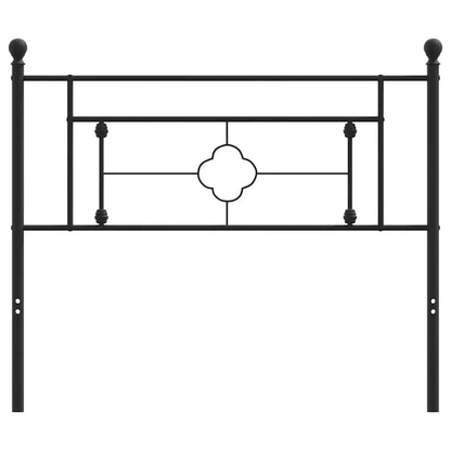 Testiera di Ricambio in Metallo Nero 107 cm