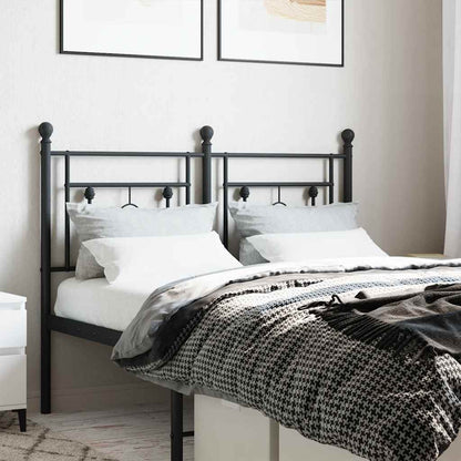 Testiera di Ricambio in Metallo Nero 120 cm