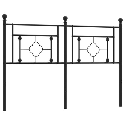 Testiera di Ricambio in Metallo Nero 140 cm