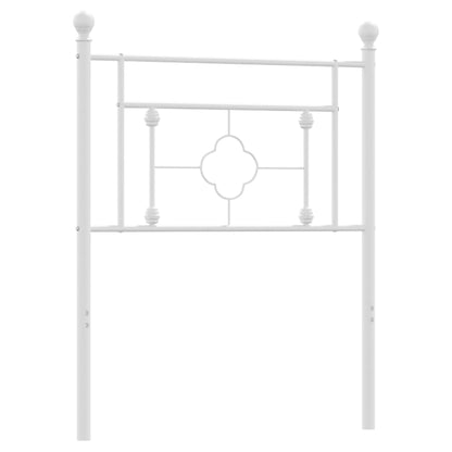 Testiera di Ricambio in Metallo Bianco 75 cm