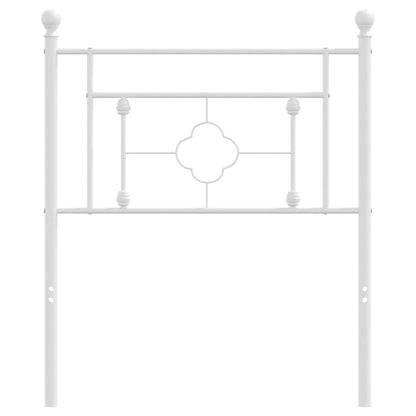 Testiera di Ricambio in Metallo Bianco 75 cm
