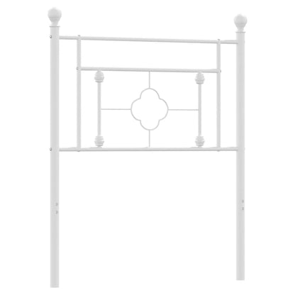Testiera di Ricambio in Metallo Bianco 75 cm