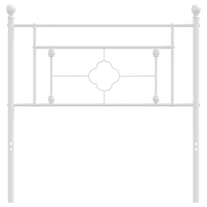Testiera di Ricambio in Metallo Bianco 90 cm