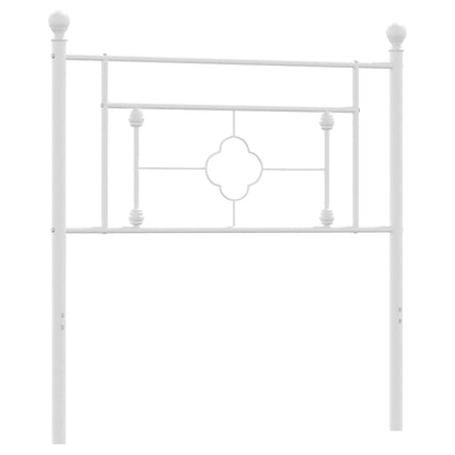 Testiera di Ricambio in Metallo Bianco 90 cm