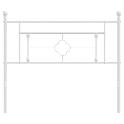Testiera di Ricambio in Metallo Bianco 107 cm
