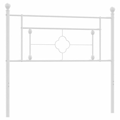 Testiera di Ricambio in Metallo Bianco 107 cm