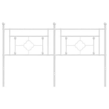 Testiera di Ricambio in Metallo Bianco 150 cm