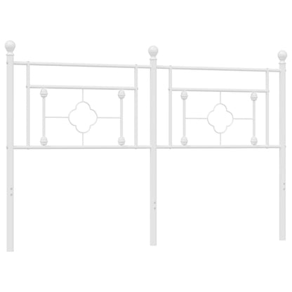 Testiera di Ricambio in Metallo Bianco 150 cm